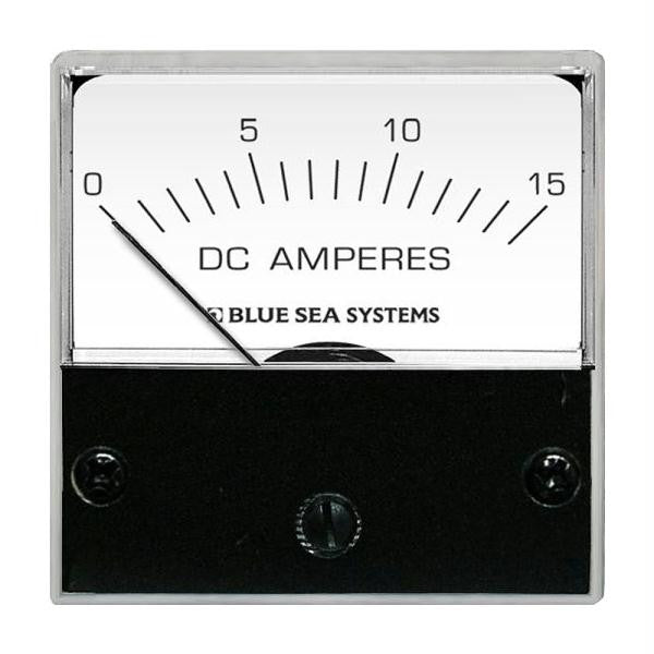 Blue Sea 8038 DC Analog Micro Ammeter - 2" Face, 0-15 Amperes DC