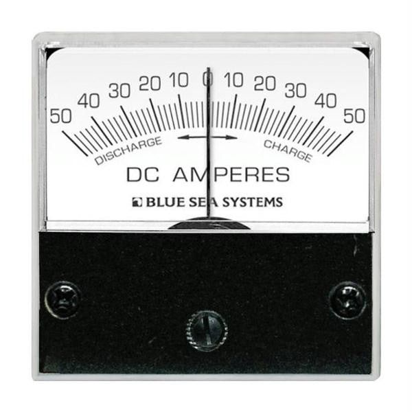 Blue Sea 8254 DC Zero Center Micro Ammeter - 2" Face, 50-0-50 Amperes DC