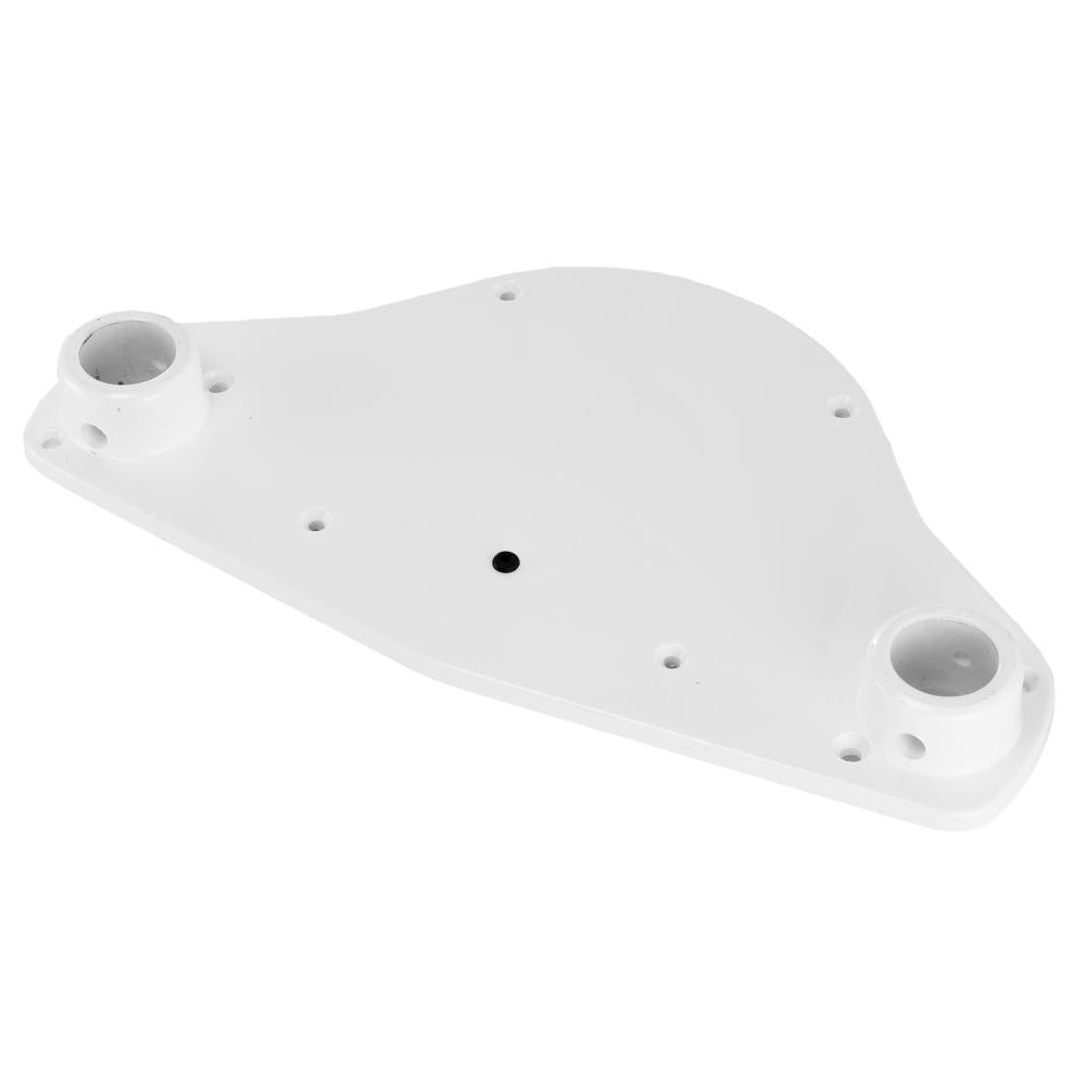 NavPod TP225 Top Plate f-12" Wide 1.25" Diameter Angleguard - White