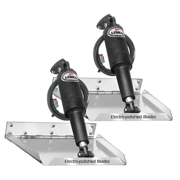 Lenco 9" x 9" Standard Performance Trim Tab Kit w-o Switch Kit 12V