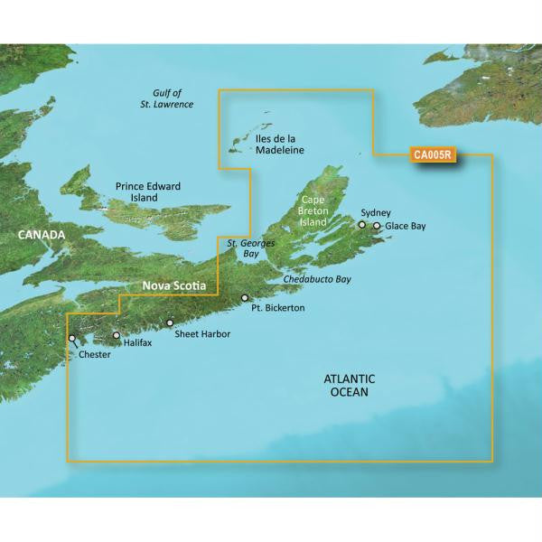 Garmin BlueChart® g2 Vision® HD - VCA005R - Halifax - Cape Breton - microSD™-SD™