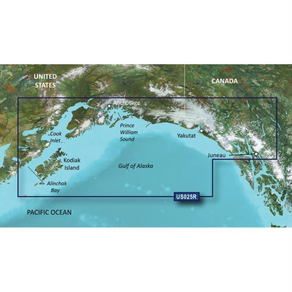 Garmin BlueChart® g2 Vision® HD - VUS025R - Anchorage - Juneau - microSD™-SD™