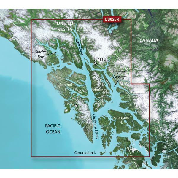 Garmin BlueChart® g2 Vision® HD - VUS026R - Wrangell-Juneau-Sitka - microSD™-SD™
