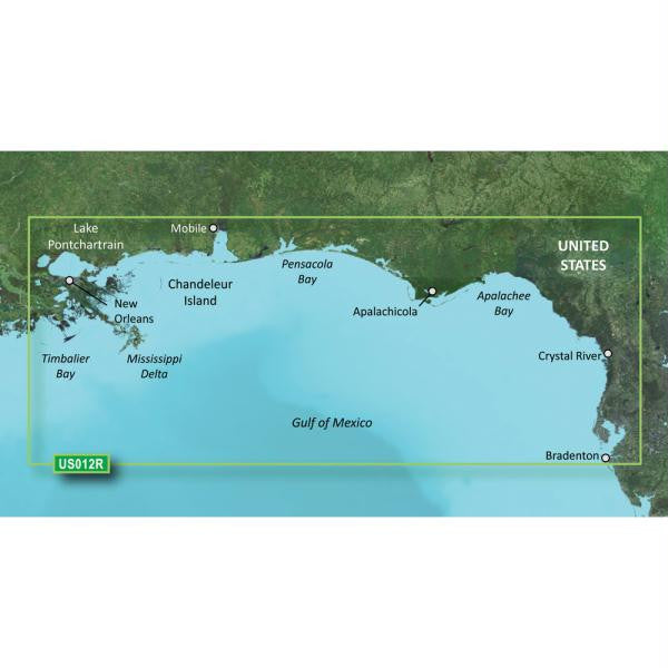 Garmin BlueChart® g2 Vision® HD - VUS012R - Tampa - New Orleans - microSD™-SD™