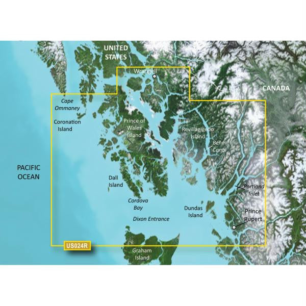 Garmin BlueChart® g2 Vision® HD - VUS024R - Wrangell - Dixon Entrance - microSD-™SD™