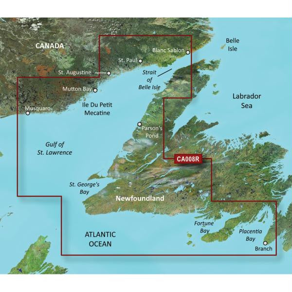Garmin BlueChart® g2 Vision® HD - VCA008R - Newfoundland West - microSD™-SD™