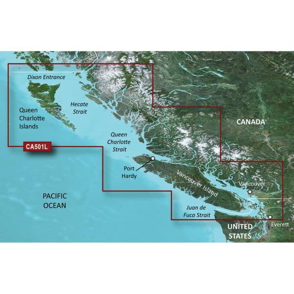 Garmin BlueChart® g2 Vision® HD - VCA501L - Vancouver Island - Dixon Entrance - microSD™-SD™