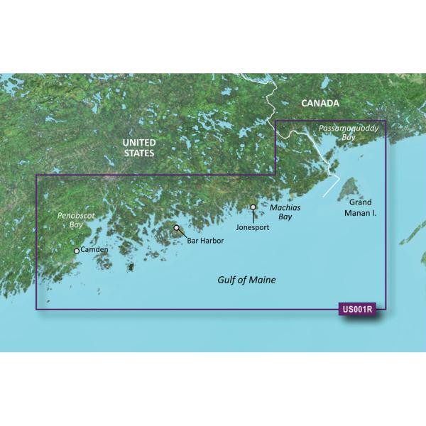 Garmin BlueChart® g2 Vision® HD - VUS001R - North Maine - microSD™-SD™