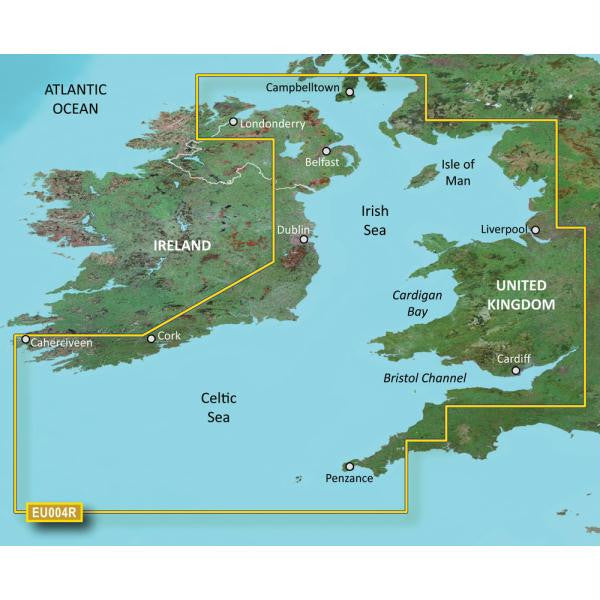 Garmin BlueChart® g2 Vision® HD - VEU004R - Irish Sea - microSD™-SD™