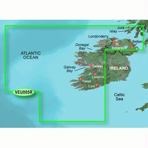 Garmin BlueChart® g2 Vision® HD - VEU005R - Ireland, West Coast - microSD™SD™