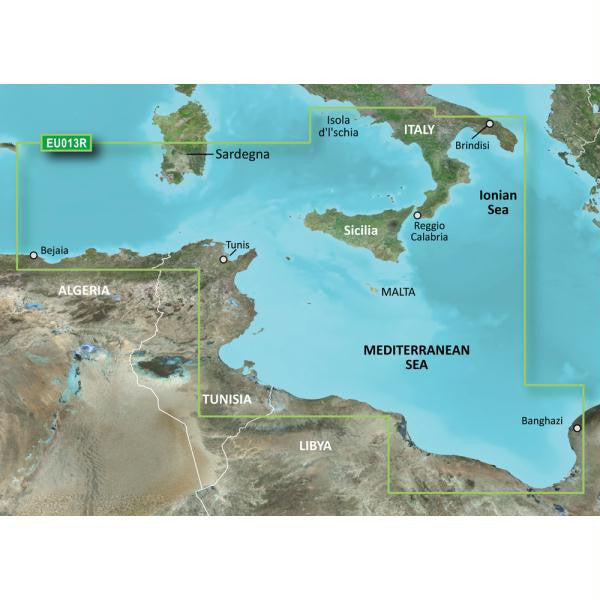Garmin BlueChart® g2 Vision® HD - VEU013R - Italy Southwest & Tunisia - microSD™-SD™