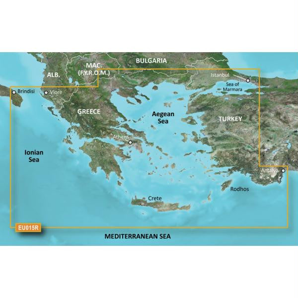 Garmin BlueChart® g2 Vision® HD - VEU015R - Aegean Sea & Sea of Marmara - microSD™-SD™