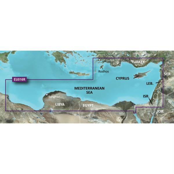 Garmin BlueChart® g2 Vision® HD - VEU016R - Mediterranean Southeast - microSD™-SD™