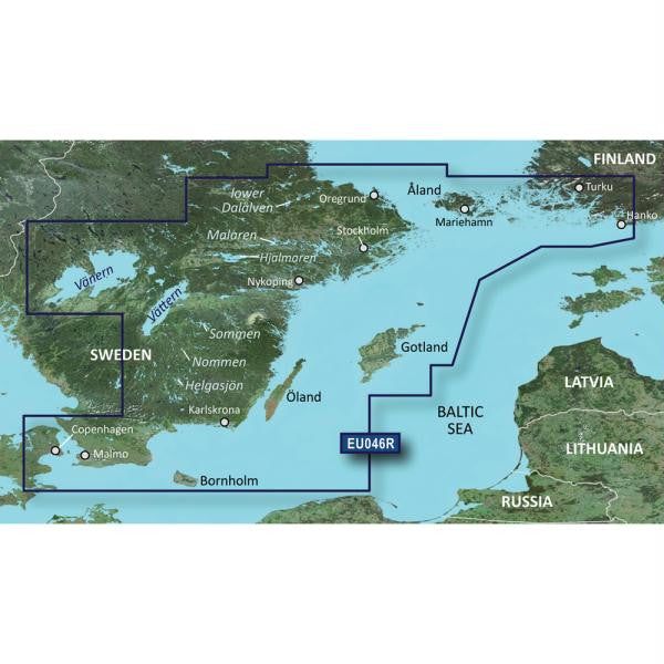 Garmin BlueChart® g2 Vision® HD - VEU046R - Öregrund, Åland to Malmö - microSD™-SD™
