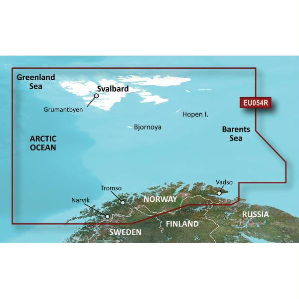 Garmin BlueChart® g2 Vision® HD - VEU054R - Vestfjd-Svalbard-Varanger - microSD™-SD™