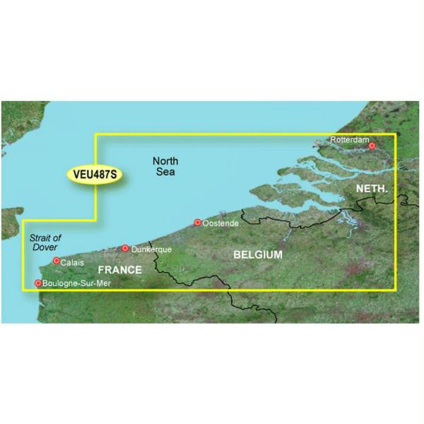 Garmin BlueChart® g2 Vision® HD - VEU487S - Rotterdam & Belgium Coast - microSD™-SD™