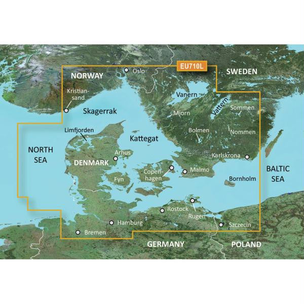 Garmin BlueChart® g2 Vision® HD - VEU710L - Denmark, Skagerrak & Kattegat - microSD™-SD™