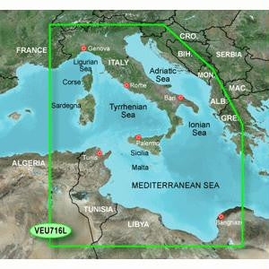 Garmin BlueChart® g2 Vision® HD - VEU716L - Central Mediterranean - microSD™-SD™