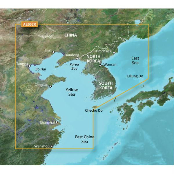 Garmin BlueChart® g2 Vision® HD - VAE002R - Yellow Sea - microSD™-SD™
