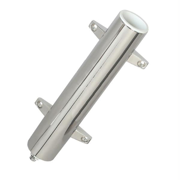 Lee's Stainless Steel Heavy Duty Bulkhead Mount w- Swivel Base - Extra Long 2.25" OD X 14.5" Tube
