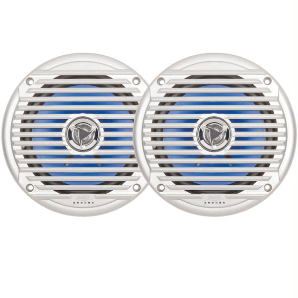 JENSEN 6.5" Coaxial Waterproof Speaker - (Pair) Silver