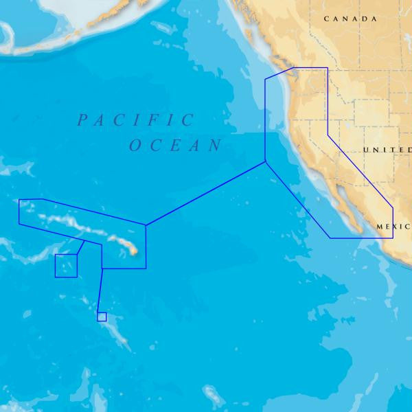 Navionics Platinum+ 912PP - US West Coast - Hawaii - SD™ Card