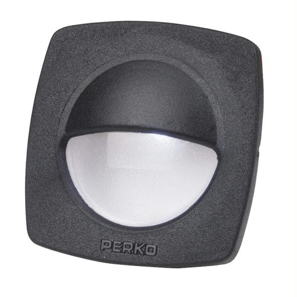 Perko LED Utility Light w-Snap-On Front Cover - Black