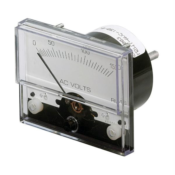 Paneltronics Analog AC Voltmeter - 0-300VAC - 1-1-2"