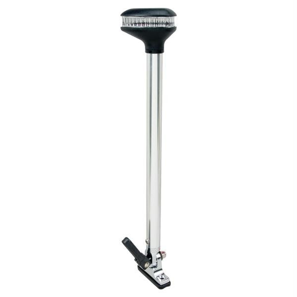 Perko Stealth Series - Fold Down All-Round Light - Vertical Mount 13-3-8" Height - 2NM Range