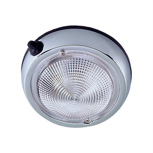Perko Surface Mount Dome Light - 3" - Chrome Plated