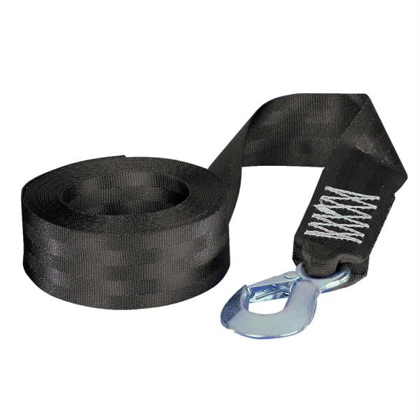 Fulton 2" x 12' PWC Winch Strap and Hook - 1,800 lbs. Working Load