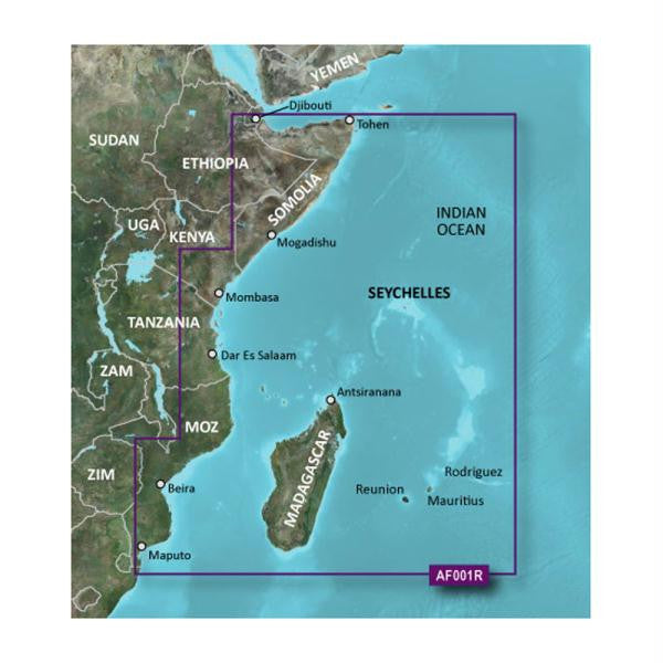 Garmin BlueChart® g2 HD - HXAF001R - Eastern Africa - microSD™-SD™