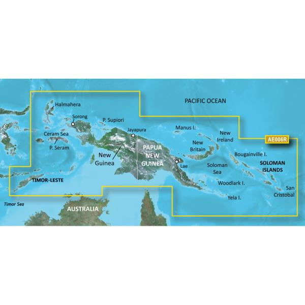 Garmin BlueChart® g2 HD - HAE006R - Timor Leste-New Guinea - microSD™-SD™