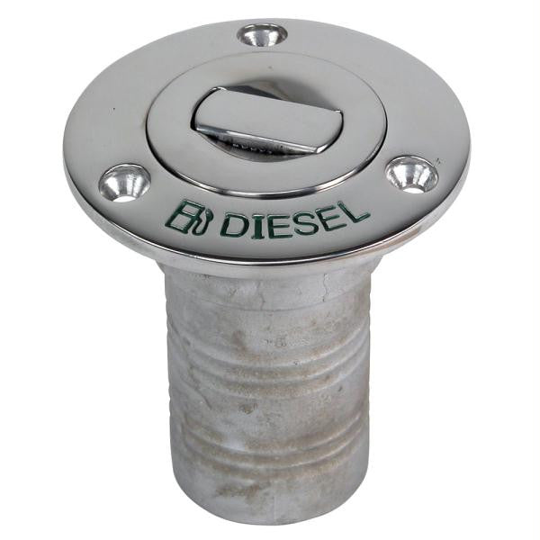 Whitecap Bluewater Push Up Deck Fill - 1-1-2" Hose - Diesel