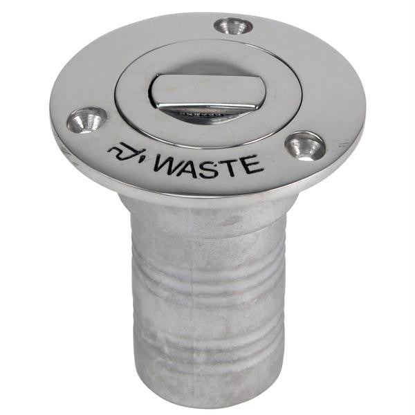 Whitecap Bluewater Push Up Deck Fill - 1-1-2" Hose - Waste