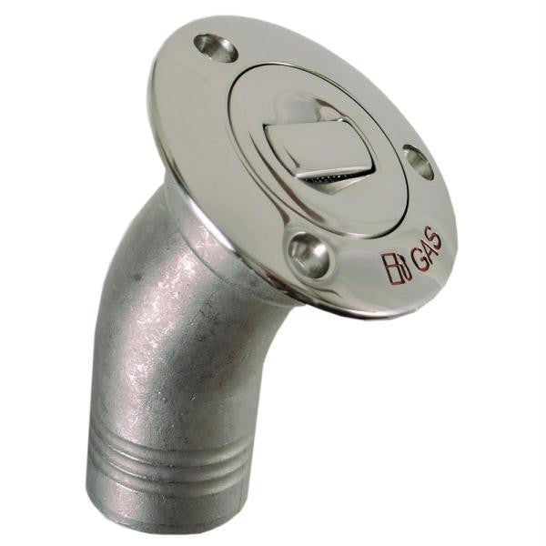 Whitecap Push Up Angled Deck Fill - 1-1-2" Hose - Gas