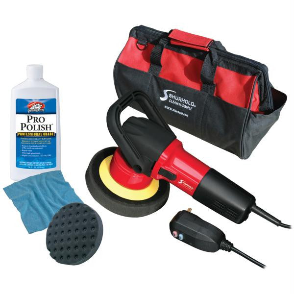 Shurhold Dual Action Polisher Start Kit w-Pro Polish, Pad & MicroFiber Towel