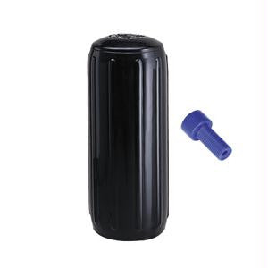 Polyform HTM-2 Hole Through Middle Fender 8.5" x 20.5" - Black w-Air Adapter
