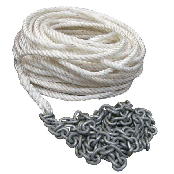 Powerwinch 250' OF 5-8" ROPE 20' OF 5-16" HT Chain Rode