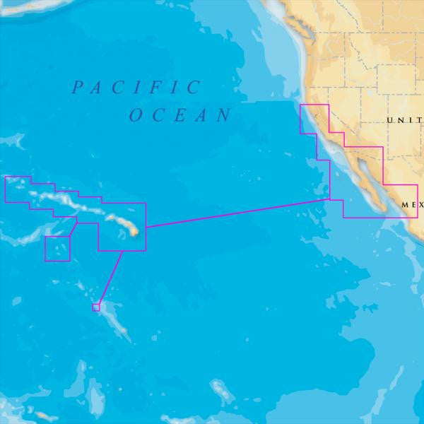 Navionics Platinum+ - Hawaii, California South to Baja - microSD™-SD™