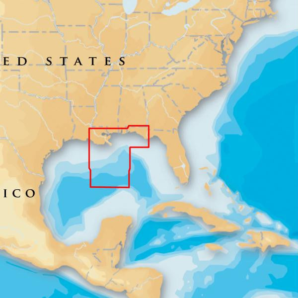 Navionics Platinum+ - Gulf of Mexico Central - microSD™-SD™