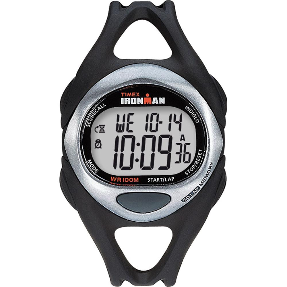Timex Ironman Triathlon 50 Lap Full Size Black-Stainless