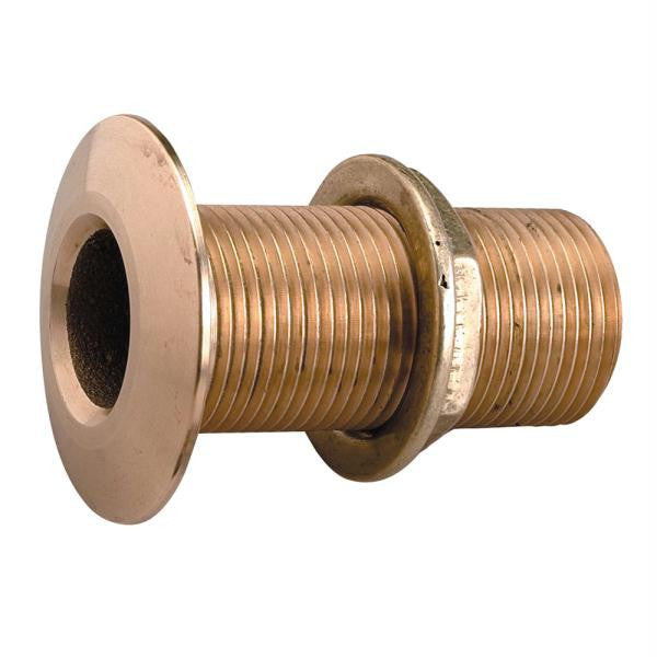 Perko 1-1-2" Thru-Hull Fitting w-Pipe Thread Bronze MADE IN THE USA