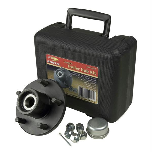 C.E. Smith Trailer Hub Kit Package 1" Stud 5 x 4-1-2