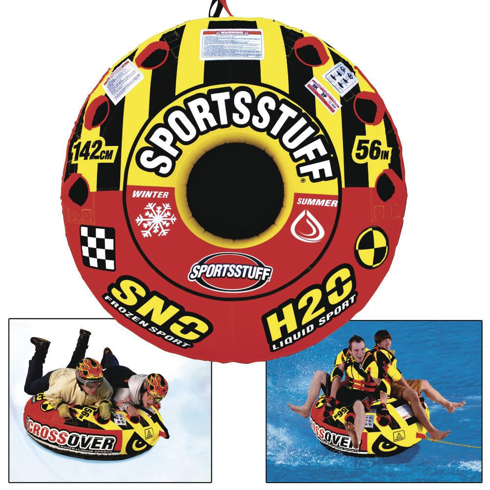 SportsStuff Super Crossover 2 Person Snow-Water Tube