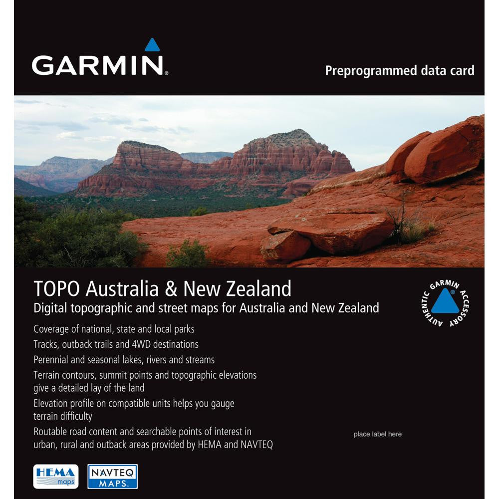 Garmin TOPO - Australia & New Zealand - microSD™-SD™