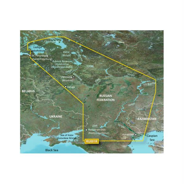 Garmin BlueChart® g2 HD - HRU001R - Russian Inland Waterways - microSD™-SD™