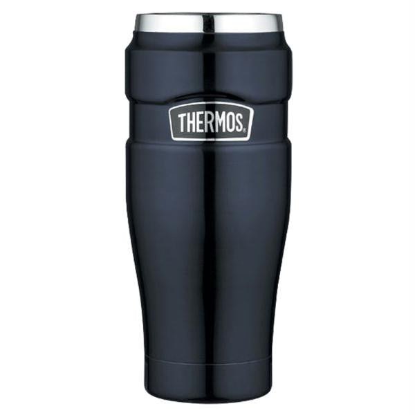 Thermos Stainless King™ Vacuum Insulated Travel Tumbler - 16 oz. - Stainless Steel-Midnight Blue