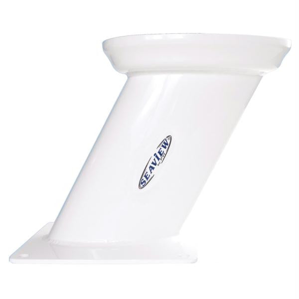 Seaview 12" Modular Mount AFT Raked 10 x 10 Base Plate - f-Large Sat Domes - 18" Top Plate Required