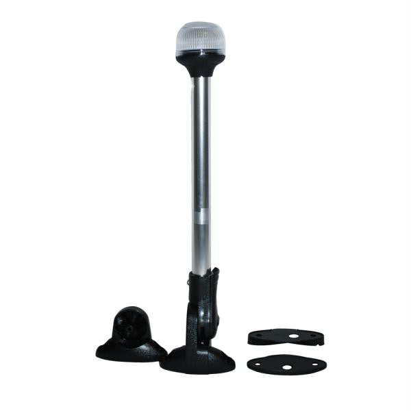 Attwood All-Around Anti-Glare Fold Down Light w-Cam-Lock Adjustment - 12" Vertical & Horizontal Mount